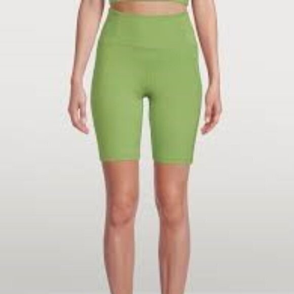 ** NWT** Girlfriend Collective High-Rise Bike Short Mantis L - Picture 4 of 7